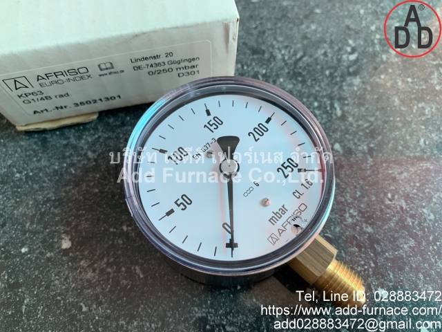 Afriso Pressure Gauge 0~250mbar (8)